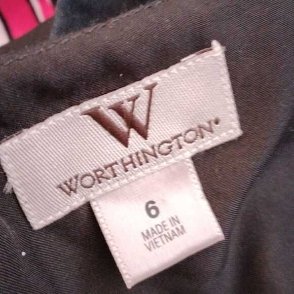 Worthington Cotton Floral Dress - Picture 7 of 9